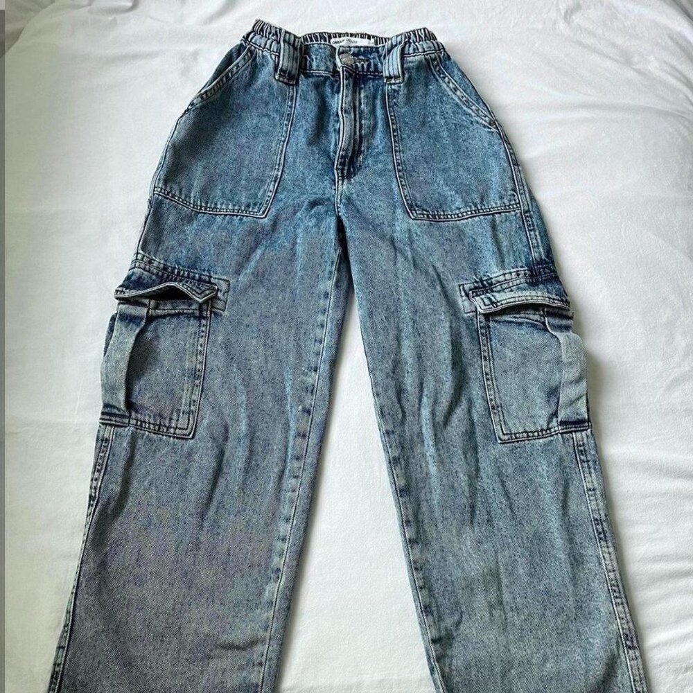 baggy cargo jeans